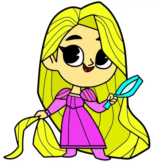 disegni di Rapunzel